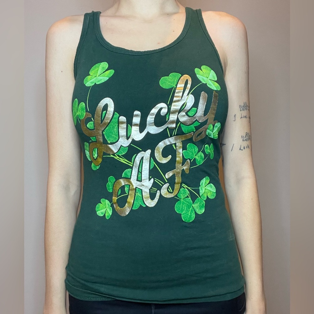 St. Patrick’s Day tank top. Size S